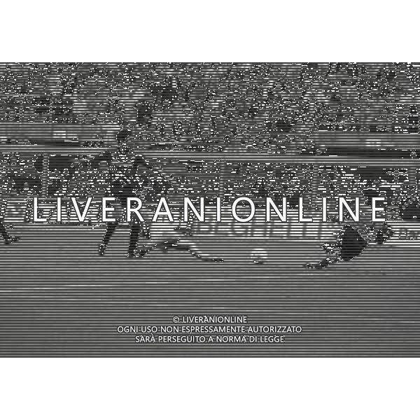 22-04-1990 BOLOGNA CAMPIONATO DI CALCIO SERIE A BOLOGNA-NAPOLI 2-4 NELLA FOTO GOAL GIOVANNI FRANCINI AG ALDO LIVERANI SAS