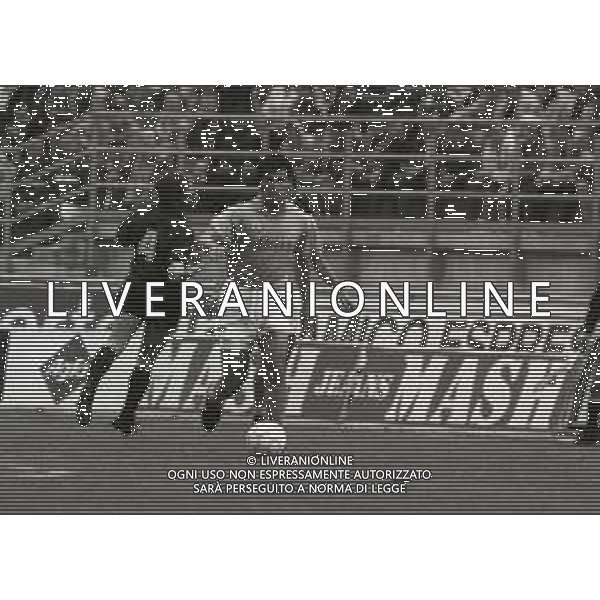 22-04-1990 BOLOGNA CAMPIONATO DI CALCIO SERIE A BOLOGNA-NAPOLI 2-4 NELLA FOTO ANTONIO CARECA E PAOLO STRINGARA AG ALDO LIVERANI SAS