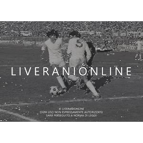 18-01-1981 BOLOGNA CAMPIONATO DI CALCIO SERIE A BOLOGNA-CATANZARO 0-0 NELLA FOTO AZIONE DI GIOCO AG ALDO LIVERANI SAS
