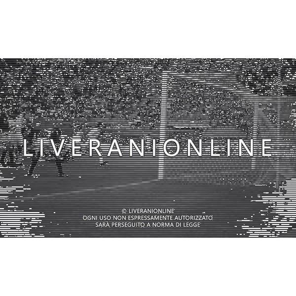 07-06-1992 BOLOGNA CAMPIONATO DI CALCIO SERIE B BOLOGNA-ANCONA 1-1 NELLA FOTO GOAL ERMINI FRANCO AG ALDO LIVERANI SAS