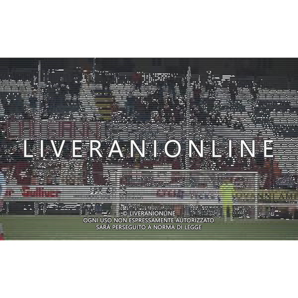 ENTELLA - REGGIANA CAMPIONATO CALCIO SERIE C LEGA PRO 13.12.2021 NELLA FOTO TIFOSI REGGIANA STRISCIONE ©SANTANDREA/AGENZIA ALDO LIVERANI SAS