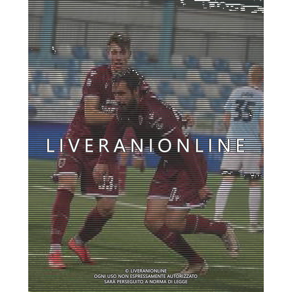ENTELLA - REGGIANA CAMPIONATO CALCIO SERIE C LEGA PRO 13.12.2021 NELLA FOTO ESULTANZA DOPO IL GOL DI LUCA ZAMPARO ©SANTANDREA/AGENZIA ALDO LIVERANI SAS