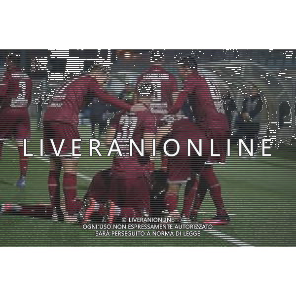 ENTELLA - REGGIANA CAMPIONATO CALCIO SERIE C LEGA PRO 13.12.2021 NELLA FOTO ESULTANZA DOPO IL GOL DI LUCA ZAMPARO ©SANTANDREA/AGENZIA ALDO LIVERANI SAS