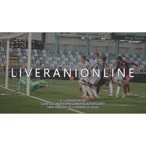 ENTELLA - REGGIANA CAMPIONATO CALCIO SERIE C LEGA PRO 13.12.2021 NELLA FOTO IL GOL DI LUCA ZAMPARO ©SANTANDREA/AGENZIA ALDO LIVERANI SAS