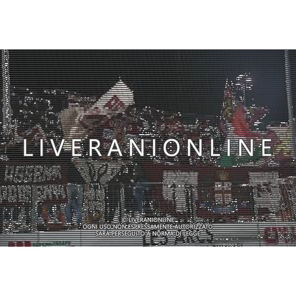 ENTELLA - REGGIANA CAMPIONATO CALCIO SERIE C LEGA PRO 13.12.2021 NELLA FOTO ESULTANZA DEI TIFOSI DELLA REGGIANA ©SANTANDREA/AGENZIA ALDO LIVERANI SAS