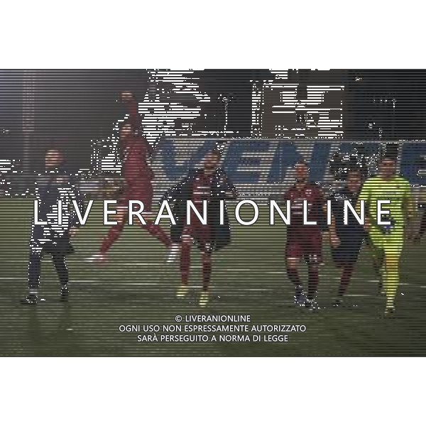 ENTELLA - REGGIANA CAMPIONATO CALCIO SERIE C LEGA PRO 13.12.2021 NELLA FOTO ESULTANZA DEI GIOCATORI DELLA REGGIANA A FINE GARA ©SANTANDREA/AGENZIA ALDO LIVERANI SAS