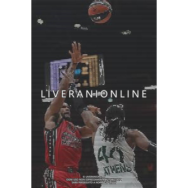 © TVRG Kyle Hines (Milano) AX Armani Exchange Milano vs Panathinaikos OPAP Atene Turkish Ailines EuroLeague - 15a giornata regular season Assago (MI) 14-12-2021 Mediolanum Forum foto Roberto Garavaglia/ag. Aldo Liverani sas