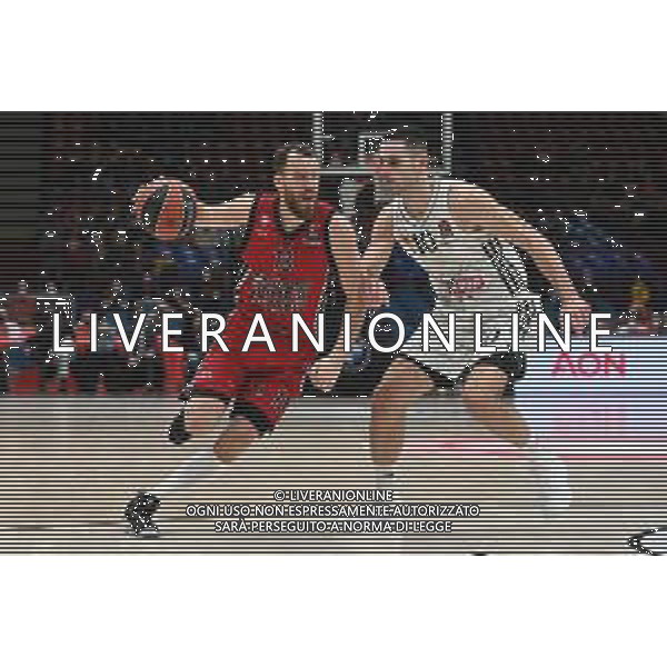 © TVRG Sergio Rodriguez (Milano) SX e Ioannis Papapetrou (Panathinaikos) DX AX Armani Exchange Milano vs Panathinaikos OPAP Atene Turkish Ailines EuroLeague - 15a giornata regular season Assago (MI) 14-12-2021 Mediolanum Forum foto Roberto Garavaglia/ag. Aldo Liverani sas