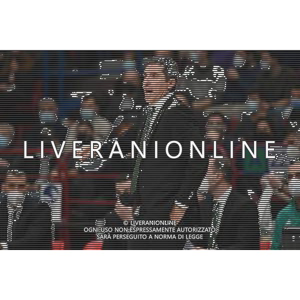 © TVRG Dimitris Priftis allenatore Panathinaikos AX Armani Exchange Milano vs Panathinaikos OPAP Atene Turkish Ailines EuroLeague - 15a giornata regular season Assago (MI) 14-12-2021 Mediolanum Forum foto Roberto Garavaglia/ag. Aldo Liverani sas