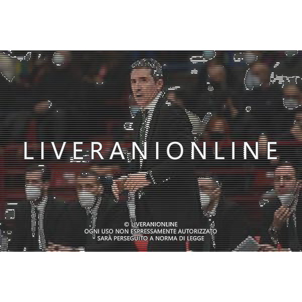 © TVRG Dimitris Priftis allenatore Panathinaikos AX Armani Exchange Milano vs Panathinaikos OPAP Atene Turkish Ailines EuroLeague - 15a giornata regular season Assago (MI) 14-12-2021 Mediolanum Forum foto Roberto Garavaglia/ag. Aldo Liverani sas