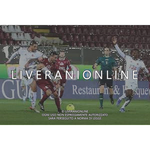 REGGINA - ALESSANDRIA CAMPIONATO CALCIO SERIE BKT 12.12.2021 NELLA FOTO GIUSEPPE PRESTIA E ADRIANO MONTALTO ©GAREFFA/AGENZIA ALDO LIVERANI SAS
