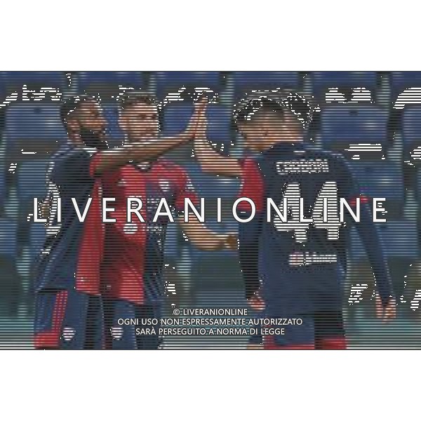 15-12-2021. Cagliari Calcio - A.S. Cittadella. Sedicesimi Coppa Italia 2021-2022. Italia, Sardegna, Cagliari, Stadio Unipol Domus. Salvatore Moi/Aldo Liverani s.a.s. Nella foto: gol ed esultanza Cagliari in casa contro Cittadella. Segna:Damir Ceter Cagliari ©MOI/AGENZIA ALDO LIVERANI SAS
