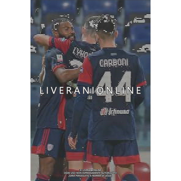 15-12-2021. Cagliari Calcio - A.S. Cittadella. Sedicesimi Coppa Italia 2021-2022. Italia, Sardegna, Cagliari, Stadio Unipol Domus. Salvatore Moi/Aldo Liverani s.a.s. Nella foto: gol ed esultanza Cagliari in casa contro Cittadella. Segna:Damir Ceter Cagliari ©MOI/AGENZIA ALDO LIVERANI SAS