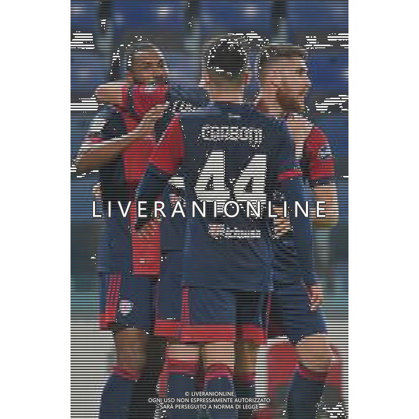 15-12-2021. Cagliari Calcio - A.S. Cittadella. Sedicesimi Coppa Italia 2021-2022. Italia, Sardegna, Cagliari, Stadio Unipol Domus. Salvatore Moi/Aldo Liverani s.a.s. Nella foto: gol ed esultanza Cagliari in casa contro Cittadella. Segna:Damir Ceter Cagliari ©MOI/AGENZIA ALDO LIVERANI SAS
