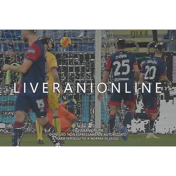 15-12-2021. Cagliari Calcio - A.S. Cittadella. Sedicesimi Coppa Italia 2021-2022. Italia, Sardegna, Cagliari, Stadio Unipol Domus. Salvatore Moi/Aldo Liverani s.a.s. Nella foto: gol ed esultanza Cagliari in casa contro Cittadella. Segna: Gaston Pereiro Cagliari ©MOI/AGENZIA ALDO LIVERANI SAS