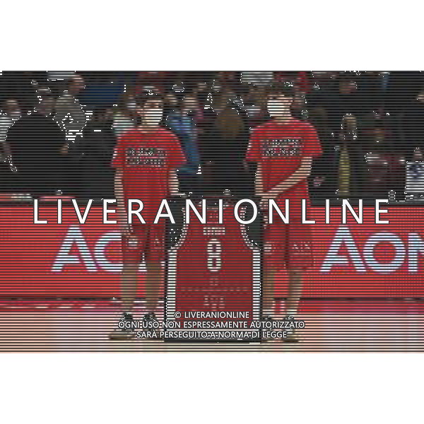 ¬© TVRG l\'omaggio dell\'Olimpia Milano a Sandro Gamba AX Armani Exchange Milano vs Real Madrid Turkish Airlines EuroLeague - 16a giornata regular season Assago (MI) 16-12-2021 Mediolanum Forum foto Roberto Garavaglia/ag. Aldo Liverani sas/AGENZIA ALDO LIVERANI SAS