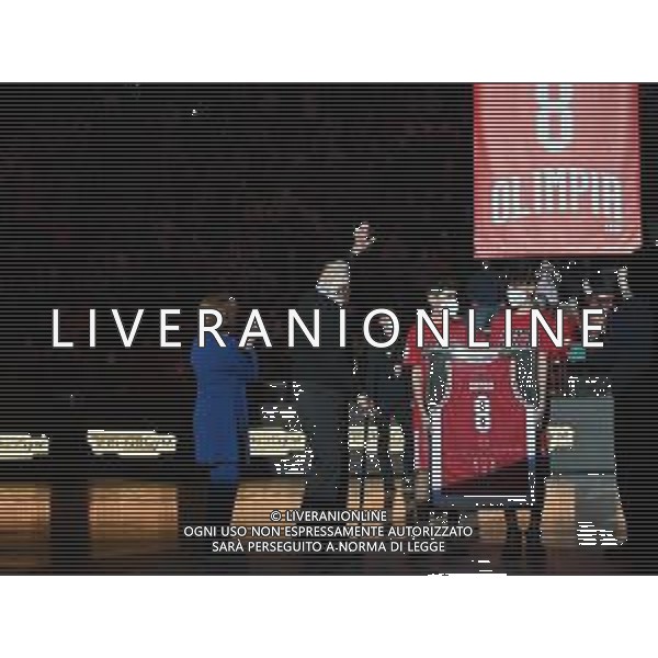 ¬© TVRG l\'omaggio dell\'Olimpia Milano a Sandro Gamba AX Armani Exchange Milano vs Real Madrid Turkish Airlines EuroLeague - 16a giornata regular season Assago (MI) 16-12-2021 Mediolanum Forum foto Roberto Garavaglia/ag. Aldo Liverani sas/AGENZIA ALDO LIVERANI SAS
