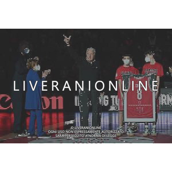 ¬© TVRG l\'omaggio dell\'Olimpia Milano a Sandro Gamba AX Armani Exchange Milano vs Real Madrid Turkish Airlines EuroLeague - 16a giornata regular season Assago (MI) 16-12-2021 Mediolanum Forum foto Roberto Garavaglia/ag. Aldo Liverani sas/AGENZIA ALDO LIVERANI SAS