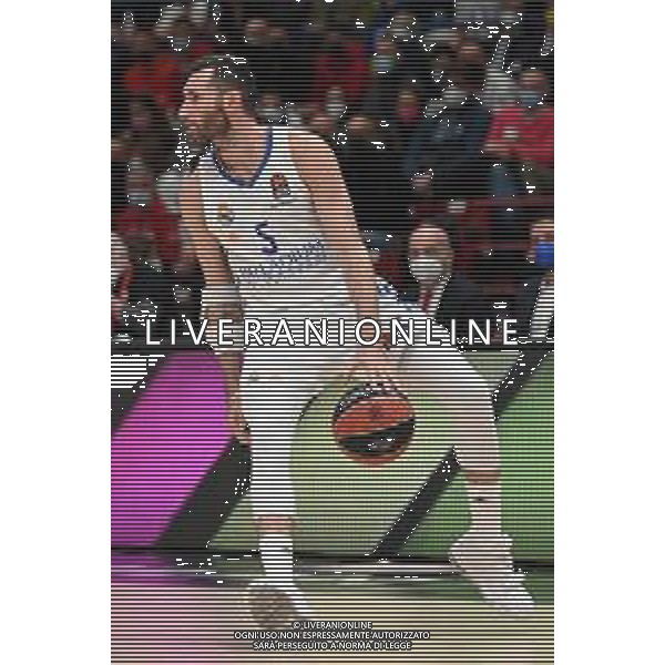 © TVRG Rudy Fernandez (Real Madrid) AX Armani Exchange Milano vs Real Madrid Turkish Airlines EuroLeague - 16a giornata regular season Assago (MI) 16-12-2021 Mediolanum Forum foto Roberto Garavaglia/ag. Aldo Liverani sas/AGENZIA ALDO LIVERANI SAS