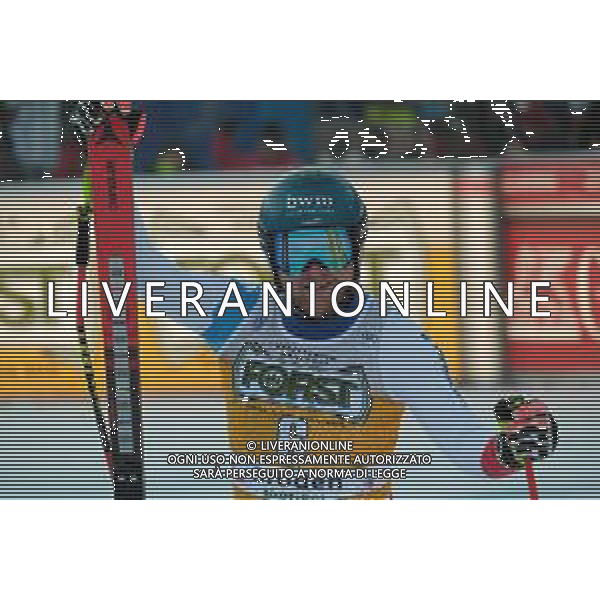TommasiniR/LMedia - 2021 FIS Ski World Cup - Men&#39;s Downhill - alpine ski race 18 December 2021 - Saslong, Val Gardena, Italy Photo showing: Niels Hintermann (SUI) @TommasiniR/LMedia/AGENZIA ALDO LIVERANI SAS