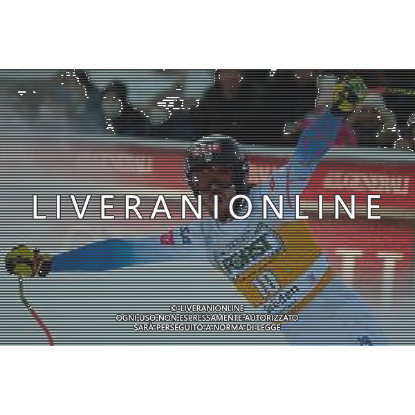TommasiniR/LMedia - 2021 FIS Ski World Cup - Men&#39;s Downhill - alpine ski race 18 December 2021 - Saslong, Val Gardena, Italy Photo showing: Bryce Bennet (USA) @TommasiniR/LMedia/AGENZIA ALDO LIVERANI SAS