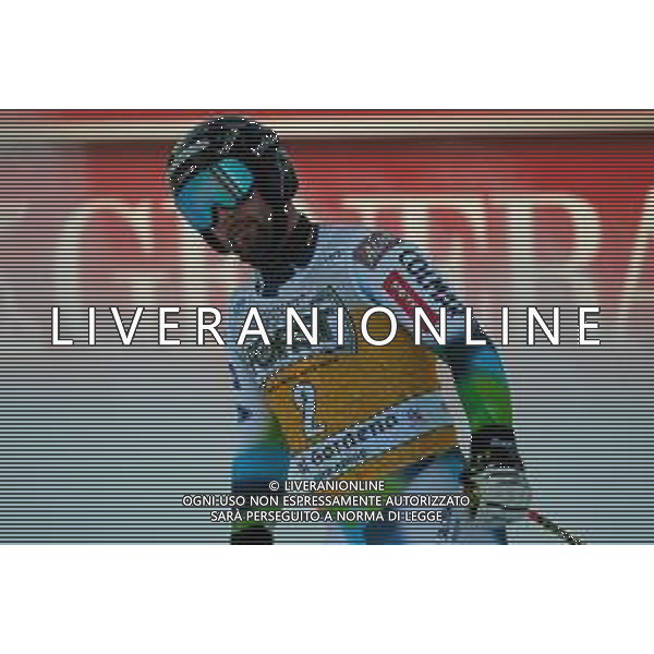 TommasiniR/LMedia - 2021 FIS Ski World Cup - Men&#39;s Downhill - alpine ski race 18 December 2021 - Saslong, Val Gardena, Italy Photo showing: Martin Cater (SLO) @TommasiniR/LMedia/AGENZIA ALDO LIVERANI SAS