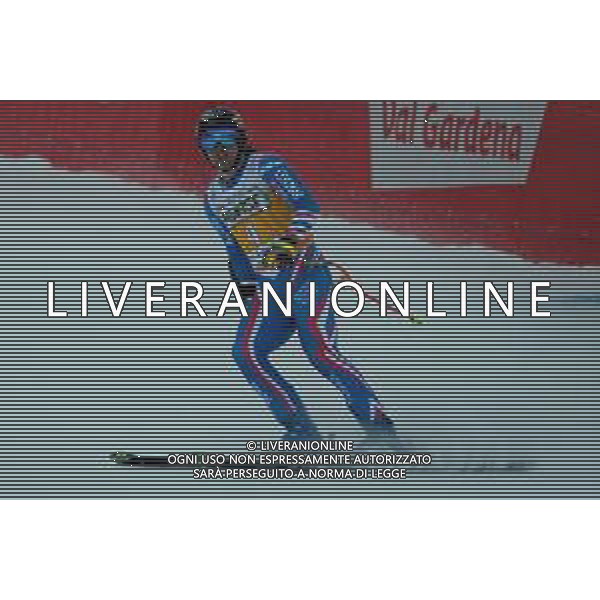 TommasiniR/LMedia - 2021 FIS Ski World Cup - Men&#39;s Downhill - alpine ski race 18 December 2021 - Saslong, Val Gardena, Italy Photo showing: Matthieu Bailet (FRA) @TommasiniR/LMedia/AGENZIA ALDO LIVERANI SAS
