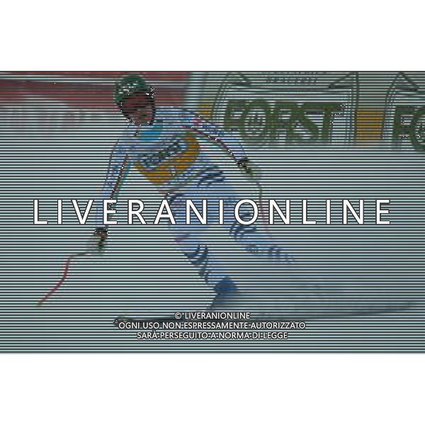 TommasiniR/LMedia - 2021 FIS Ski World Cup - Men&#39;s Downhill - alpine ski race 18 December 2021 - Saslong, Val Gardena, Italy Photo showing: Romed Baumann (GER) @TommasiniR/LMedia/AGENZIA ALDO LIVERANI SAS