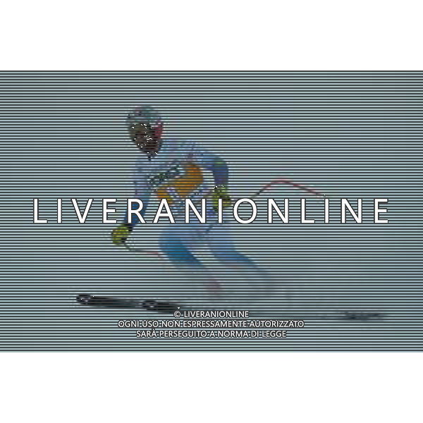 TommasiniR/LMedia - 2021 FIS Ski World Cup - Men&#39;s Downhill - alpine ski race 18 December 2021 - Saslong, Val Gardena, Italy Photo showing: Travis Ganong (USA) @TommasiniR/LMedia/AGENZIA ALDO LIVERANI SAS