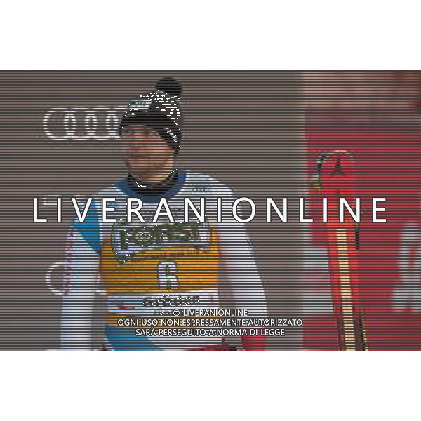 TommasiniR/LMedia - 2021 FIS Ski World Cup - Men&#39;s Downhill - alpine ski race 18 December 2021 - Saslong, Val Gardena, Italy Photo showing: Niels Hintermann (SUI) third position. @TommasiniR/LMedia/AGENZIA ALDO LIVERANI SAS