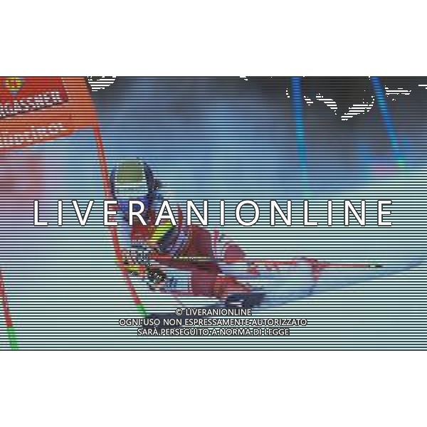 BisiS/LMedia - 2021 FIS Ski World Cup - Men 39 Giant Slalom - alpine ski race 19 December 2021 - Gran Risa, Alta Badia, Italy Photo showing: SKIING - AUDI FIS SKI WORLD CUP, GS MEN ALTA BADIA, TRENTINO ALTO ADIGE, ITALY 2021-12-19 - Sunday Image shows FELLER Manuel (AUT) Third place, @BisiS/LMedia/AGENZIA ALDO LIVERANI SAS
