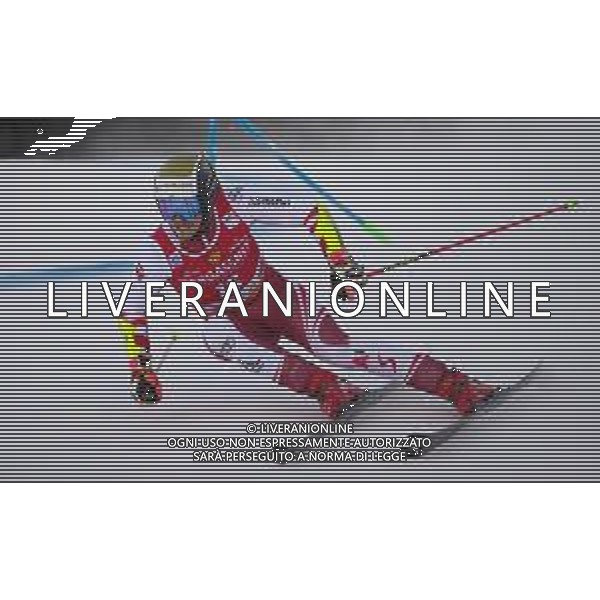 BisiS/LMedia - 2021 FIS Ski World Cup - Men 39 Giant Slalom - alpine ski race 19 December 2021 - Gran Risa, Alta Badia, Italy Photo showing: SKIING - AUDI FIS SKI WORLD CUP, GS MEN ALTA BADIA, TRENTINO ALTO ADIGE, ITALY 2021-12-19 - Sunday Image shows FELLER Manuel (AUT) Third place, @BisiS/LMedia/AGENZIA ALDO LIVERANI SAS