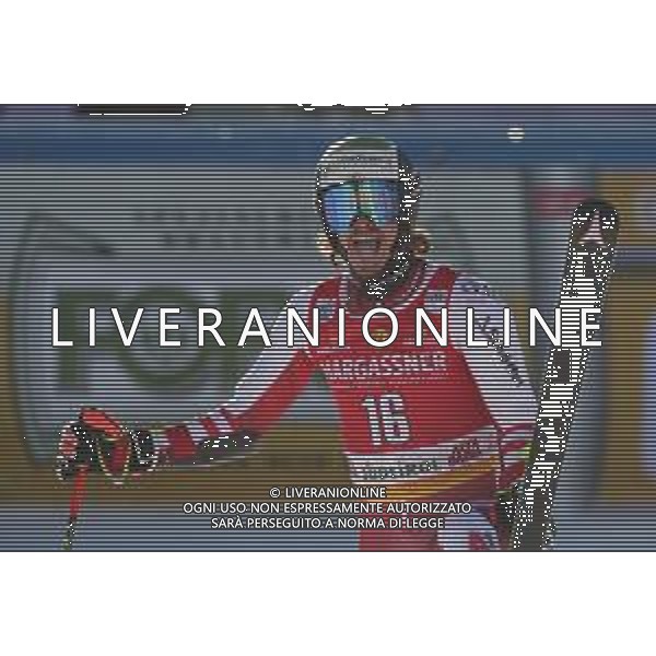 BisiS/LMedia - 2021 FIS Ski World Cup - Men 39 Giant Slalom - alpine ski race 19 December 2021 - Gran Risa, Alta Badia, Italy Photo showing: SKIING - AUDI FIS SKI WORLD CUP, GS MEN ALTA BADIA, TRENTINO ALTO ADIGE, ITALY 2021-12-19 - Sunday Image shows FELLER Manuel (AUT) Third place, @BisiS/LMedia/AGENZIA ALDO LIVERANI SAS