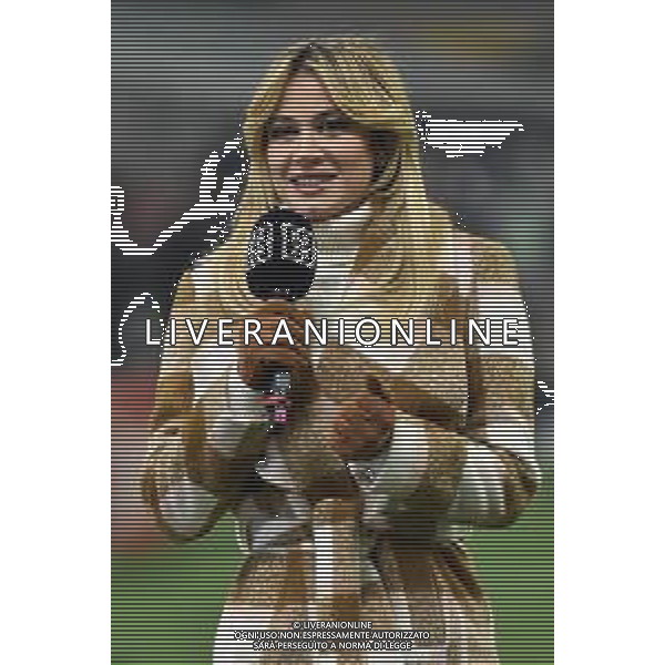 Diletta Leotta giornalista di DAZN Milan vs Napoli Campionato Serie A TIM - 18a giornata Milano 19-12-2021 Stadio Giuseppe Meazza - San Siro foto Roberto Garavaglia/ag. Aldo Liverani sas /AGENZIA ALDO LIVERANI SAS