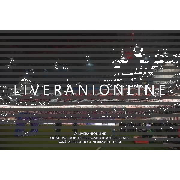striscione coreografia tifosi milan curva sud Milan vs Napoli Campionato Serie A TIM - 18a giornata Milano 19-12-2021 Stadio Giuseppe Meazza - San Siro foto Roberto Garavaglia/ag. Aldo Liverani sas /AGENZIA ALDO LIVERANI SAS