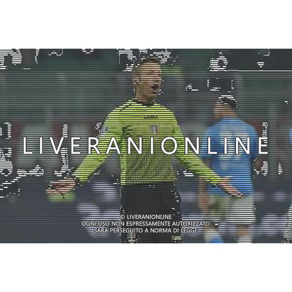 l\'arbitro Davide Massa di Imperia Milan vs Napoli Campionato Serie A TIM - 18a giornata Milano 19-12-2021 Stadio Giuseppe Meazza - San Siro foto Roberto Garavaglia/ag. Aldo Liverani sas /AGENZIA ALDO LIVERANI SAS