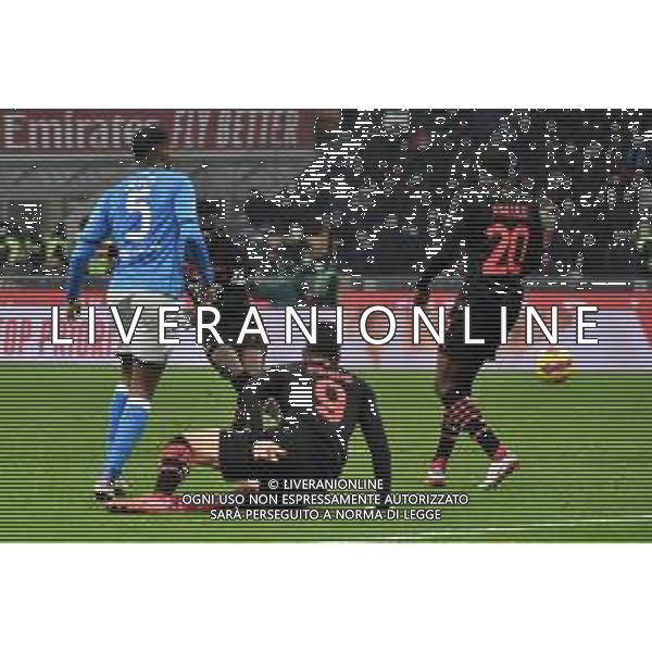 Franck Kessie (Milan) segna il gol dell\'1 a 1 poi annullato dall\'arbirto Davide Massa di Imperia dopo un consulto con il VAR Milan vs Napoli Campionato Serie A TIM - 18a giornata Milano 19-12-2021 Stadio Giuseppe Meazza - San Siro foto Roberto Garavaglia/ag. Aldo Liverani sas /AGENZIA ALDO LIVERANI SAS