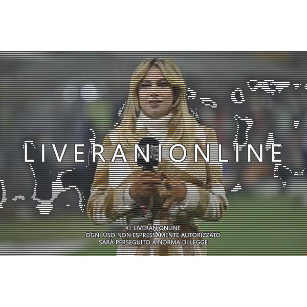 Diletta Leotta giornalista di DAZN Milan vs Napoli Campionato Serie A TIM - 18a giornata Milano 19-12-2021 Stadio Giuseppe Meazza - San Siro foto Roberto Garavaglia/ag. Aldo Liverani sas