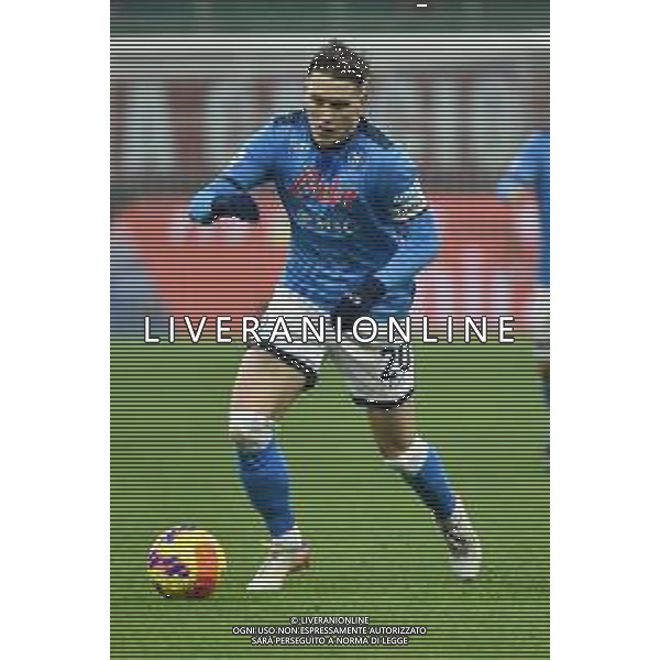 Piotr Zielinski (Napoli) Milan vs Napoli Campionato Serie A TIM - 18a giornata Milano 19-12-2021 Stadio Giuseppe Meazza - San Siro foto Roberto Garavaglia/ag. Aldo Liverani sas