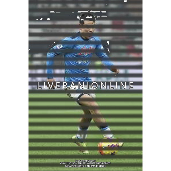 Hirving Lozano (Napoli) Milan vs Napoli Campionato Serie A TIM - 18a giornata Milano 19-12-2021 Stadio Giuseppe Meazza - San Siro foto Roberto Garavaglia/ag. Aldo Liverani sas