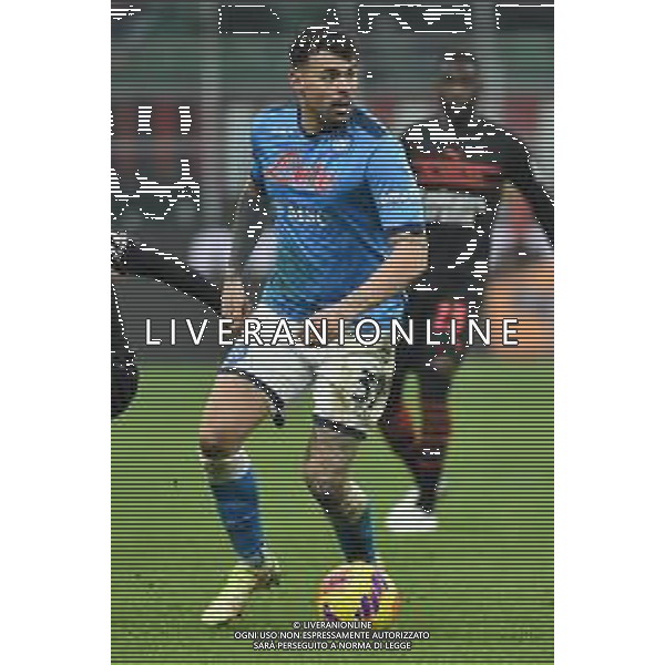 Andrea Petagna (Napoli) Milan vs Napoli Campionato Serie A TIM - 18a giornata Milano 19-12-2021 Stadio Giuseppe Meazza - San Siro foto Roberto Garavaglia/ag. Aldo Liverani sas