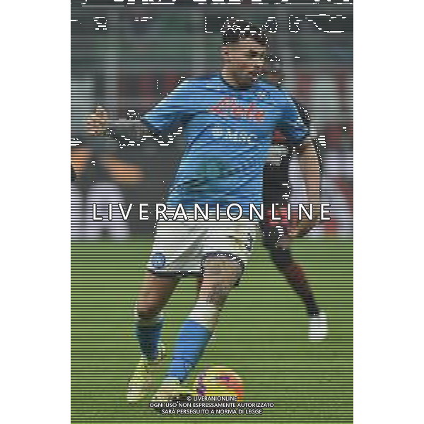 Andrea Petagna (Napoli) Milan vs Napoli Campionato Serie A TIM - 18a giornata Milano 19-12-2021 Stadio Giuseppe Meazza - San Siro foto Roberto Garavaglia/ag. Aldo Liverani sas