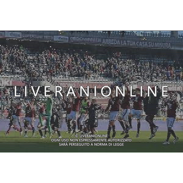Torino 12.12.2021 Stadio Grande Torino Torino vs Bologna Campionato Serie A 2021/2022 ©Manuela Viganti/Agenzia Aldo Liverani Nella foto: esultanza torino a fine gara ©FALZONE/AGENZIA ALDO LIVERANI SAS