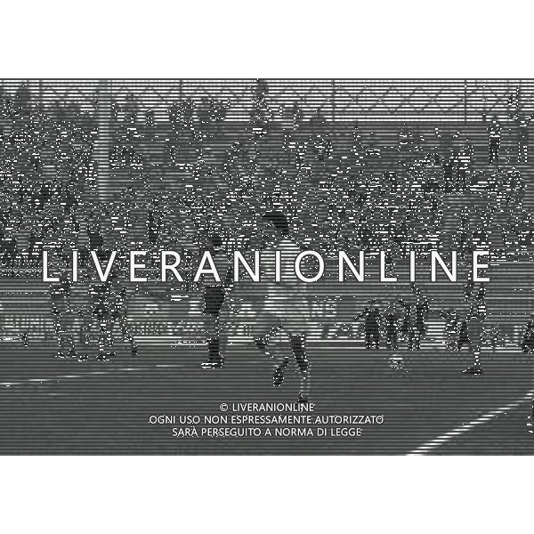 25-03-1984 CREMONA CAMPIONATO DI CALCIO SERIE B CREMONESE-MONZA 4-0 NELLA FOTO DOPO GOAL GIANLUCA VIALLI AG ALDO LIVERANI SAS
