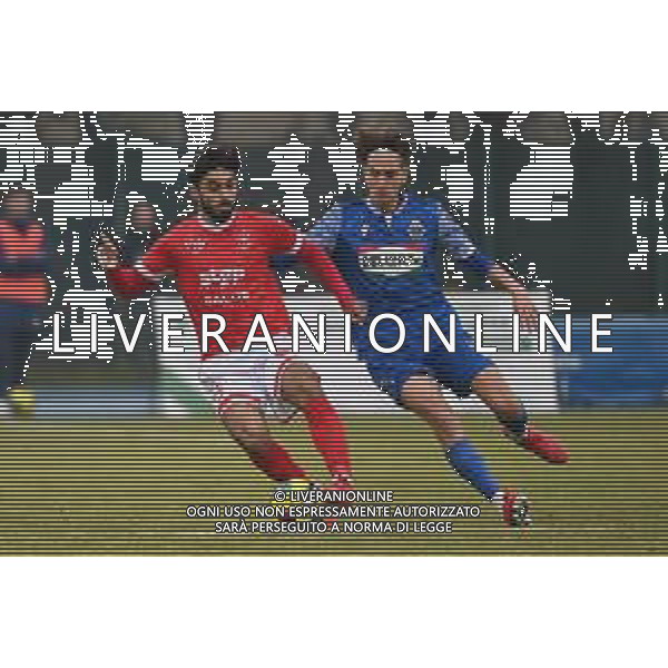 ¬© TVRG Patrick Castro de Carvalho (Triestina) SX e Kaleb Jimenez (Seregno) DX Seregno vs Triestina Campionato Serie C girone A - 20a giornata Seregno (MB) 21-12-2021 Stadio Ferruccio foto Roberto Garavaglia/ag. Aldo Liverani sas/AGENZIA ALDO LIVERANI SAS