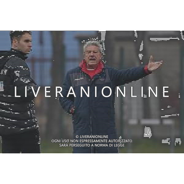 ¬© TVRG Alberto Mariani allenatore Seregno Seregno vs Triestina Campionato Serie C girone A - 20a giornata Seregno (MB) 21-12-2021 Stadio Ferruccio foto Roberto Garavaglia/ag. Aldo Liverani sas/AGENZIA ALDO LIVERANI SAS
