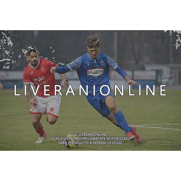 ¬© TVRG Vincenzo Sarno (Triestina) SX e Riccardo Zoia (Seregno) DX Seregno vs Triestina Campionato Serie C girone A - 20a giornata Seregno (MB) 21-12-2021 Stadio Ferruccio foto Roberto Garavaglia/ag. Aldo Liverani sas/AGENZIA ALDO LIVERANI SAS