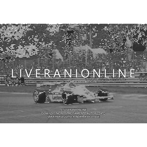 GRAN PREMIO DI SAN MARINO CAMPIONATO MONDIALE DI FORMULA 1, AUTODROMO DI IMOLA 3 MAGGIO 1981 - RETROSPETTIVA Nella foto il pilota Alan Jones su McLaren-Ford Cosworth ©Archivio Giovanni Liverani/AGENZIA ALDO LIVERANI SAS