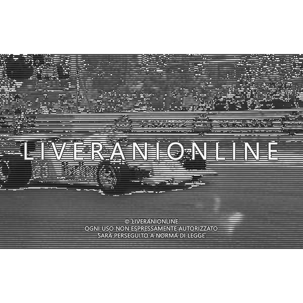 GRAN PREMIO DI SAN MARINO CAMPIONATO MONDIALE DI FORMULA 1, AUTODROMO DI IMOLA 3 MAGGIO 1981 - RETROSPETTIVA Nella foto il pilota Bruno Giacomelli su Alfa Romeo ©Archivio Giovanni Liverani/AGENZIA ALDO LIVERANI SAS