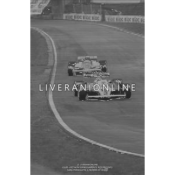 GRAN PREMIO DI SAN MARINO CAMPIONATO MONDIALE DI FORMULA 1, AUTODROMO DI IMOLA 3 MAGGIO 1981 - RETROSPETTIVA Nella foto il pilota Carlos Reutemann su Williams-Ford Cosworth e Riccardo Patrese ©Archivio Giovanni Liverani/AGENZIA ALDO LIVERANI SAS